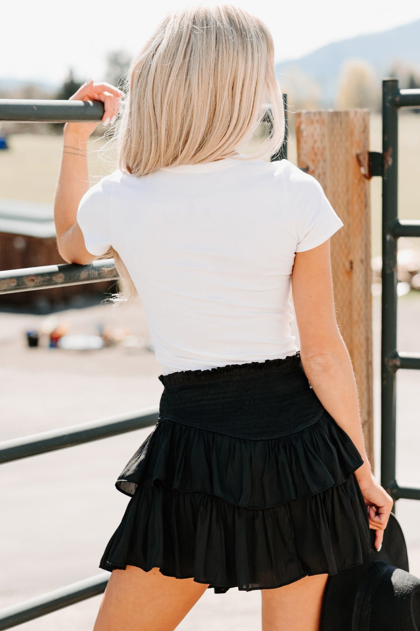 Rodeo Babe Graphic Crop Tee (Ivory)